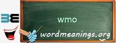 WordMeaning blackboard for wmo